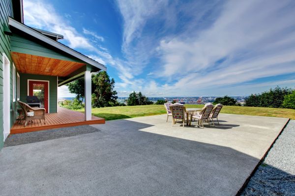 Backyard Concrete Paving in Crestview