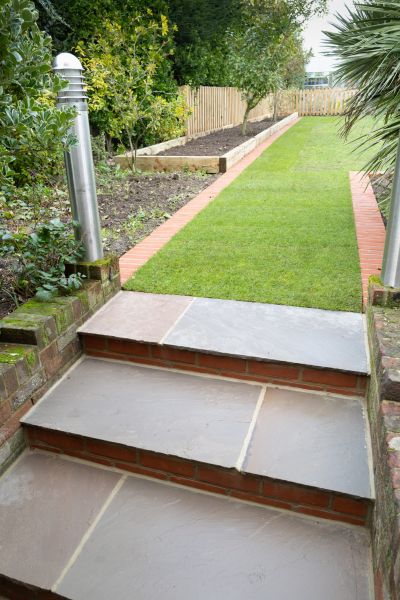 Backyard Steps Installation in Crestview