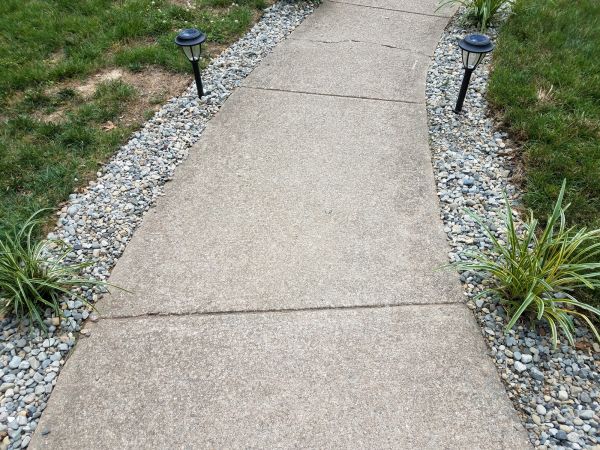 Cement Path Construction in Crestview